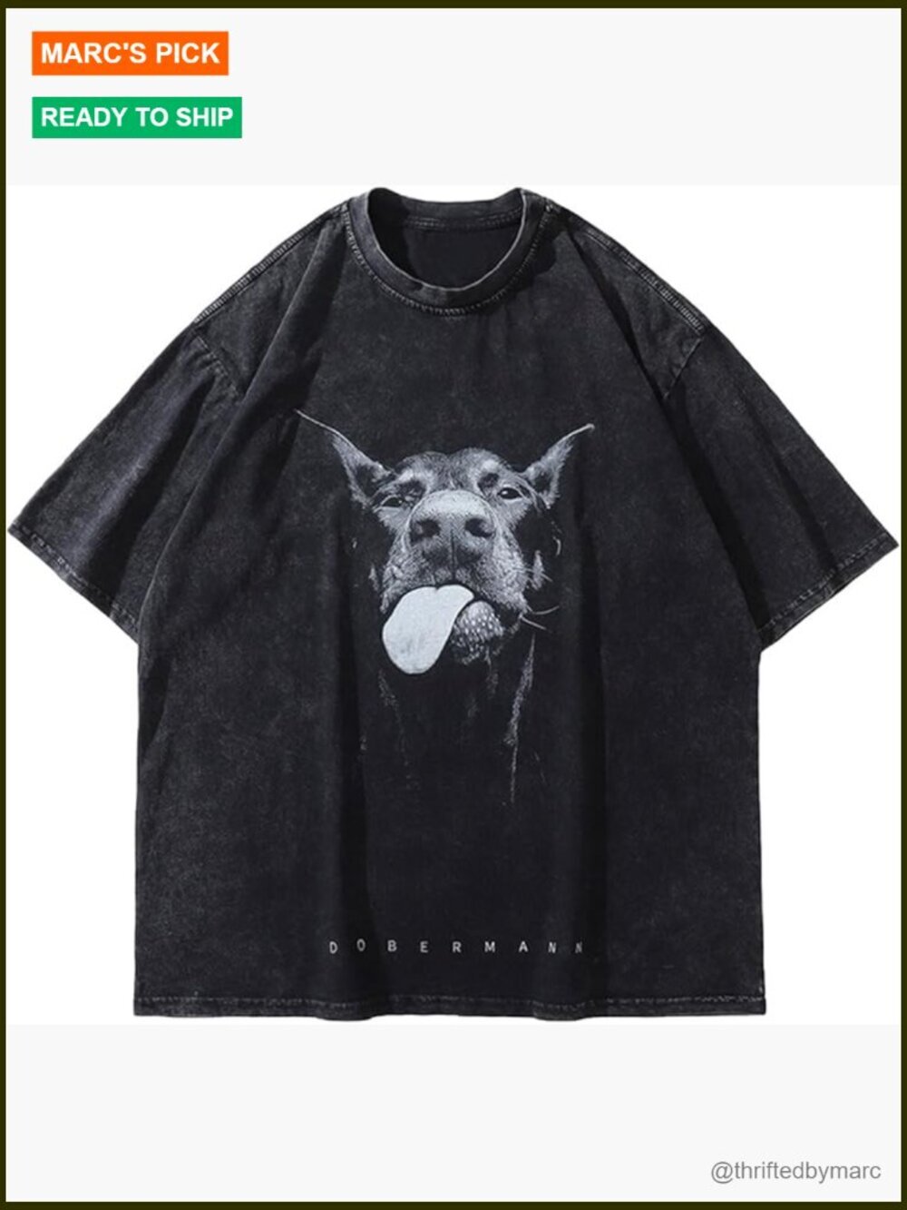 Oversized Cotton Graphic Tee Vintage Streetwear Loose Fit Short Sleeve